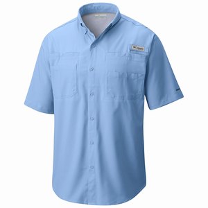 Columbia PFG Tamiami™ II Shortärmad Skjorta Herr Blå (SPNLR7380)